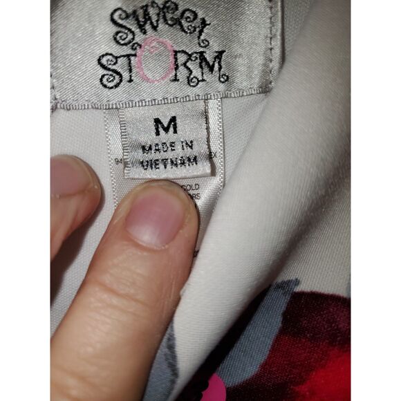 A Sweet Storm Women's Maxi Dress Bodycon Sleeveless Large Floral Pattern Size M - Picture 8 of 14